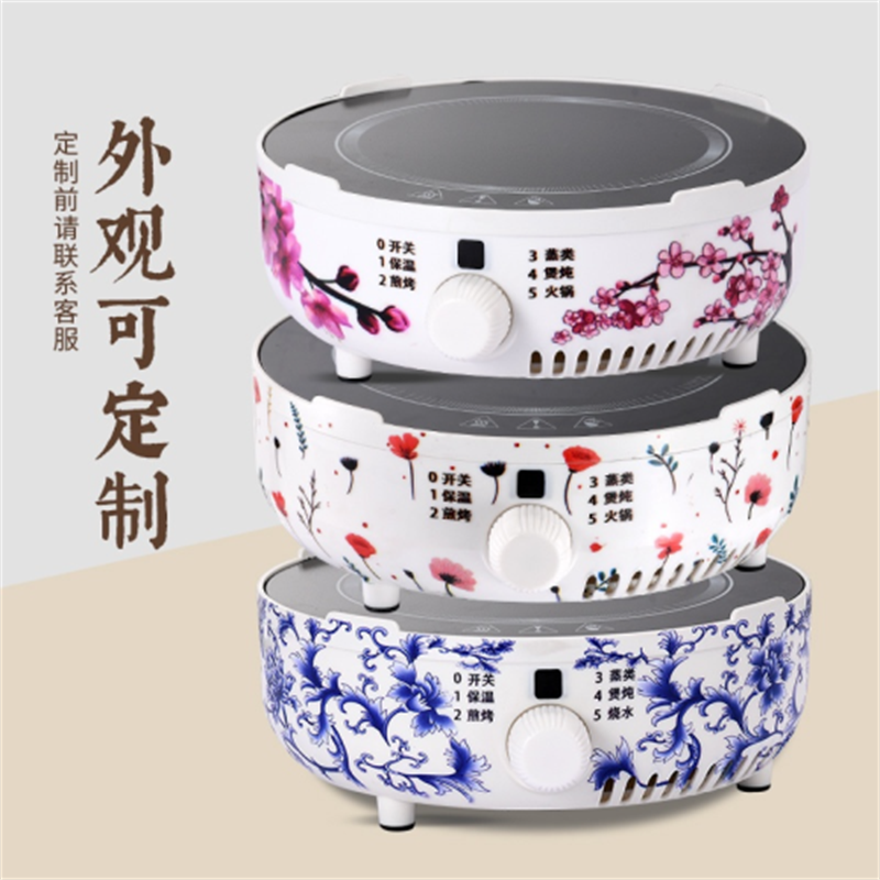 Tea stove, electric ceramic stove, household small appliances, high-power glass pot, tea brewing set, household small hot pot set details Picture