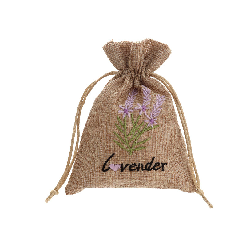 2024帆布束口袋 新款中国风刺绣礼品袋 薰衣草干花香石包装空袋
详情图3