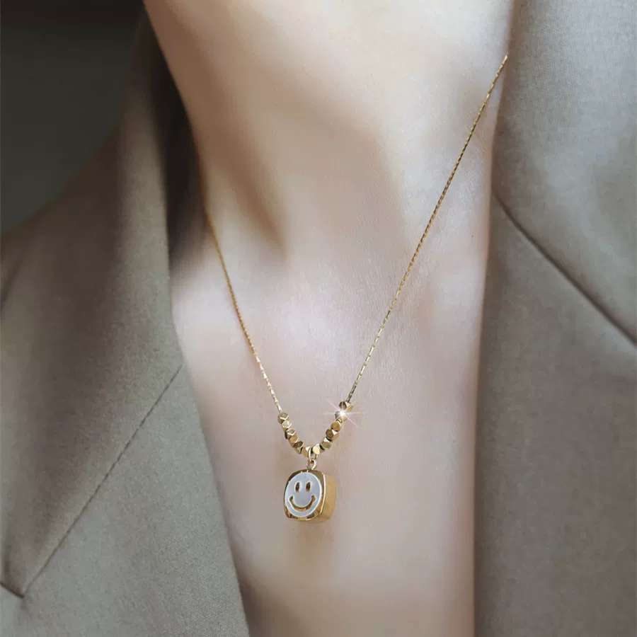 欧美风格珍珠项链 银饰饰品 优雅珍珠项饰 简约时尚颈链女士首饰 钛钢项链 梦菲妮详情图3