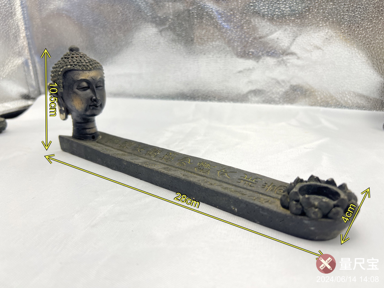 树脂佛头插香树脂工艺品摆件