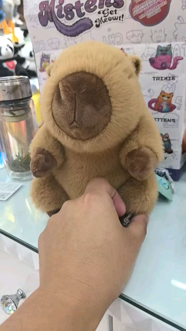 Plush electric catchy dance recording capybara doll Capibara detail image 6