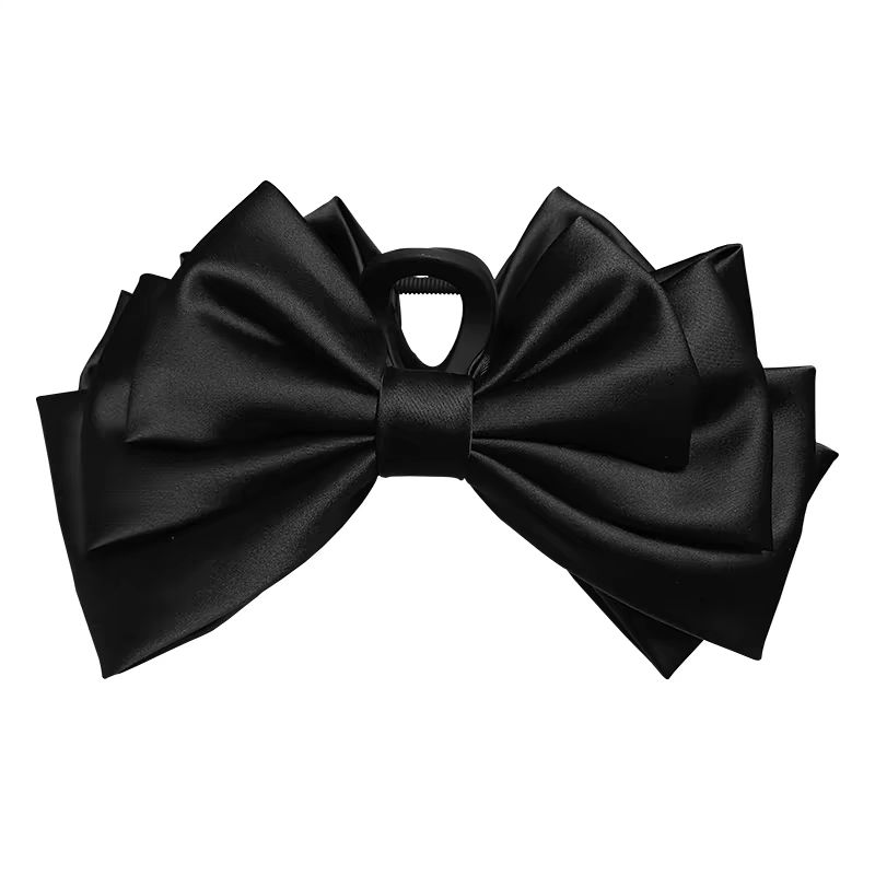 超大号蝴蝶结抓夹鲨鱼夹发卡发量多女发抓在逃公主发夹新款后脑勺发夹发夹白底实物图