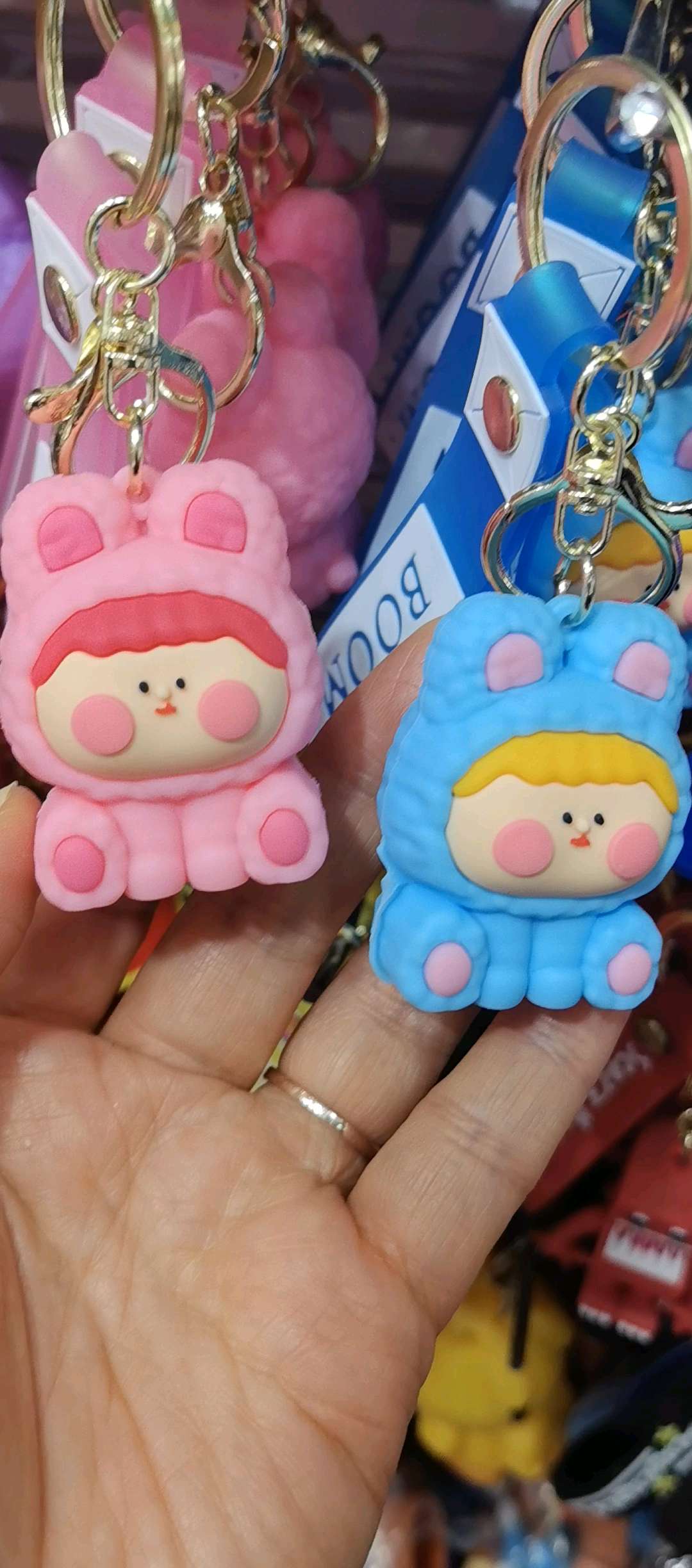 Keychain Girl 2024 Sand Bottle Keychain Keychain Girl 2024 Cute Item Picture