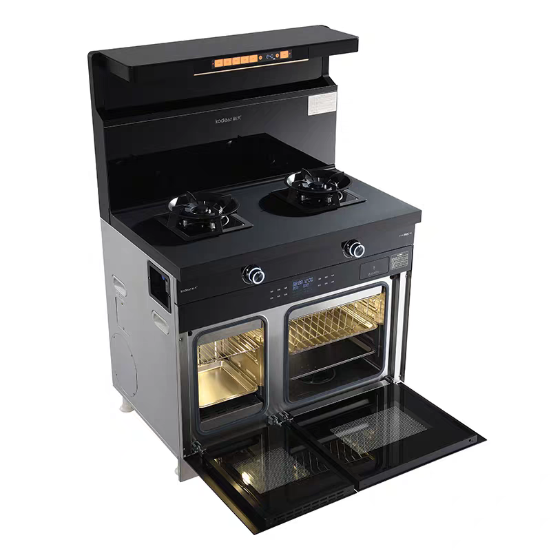 KODEAR/ Keda Inverter N2 left baking right Steaming Integrated Range Hood Side Suction Bottom Exhaust Gas Stove Set details Picture