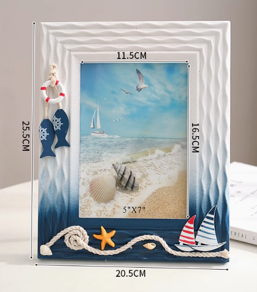 Creative DIY photo frame home decoration frame, wooden picture frame, photo frame display stand, beautify living space, simple and fashionable home decoration photo frame details Picture