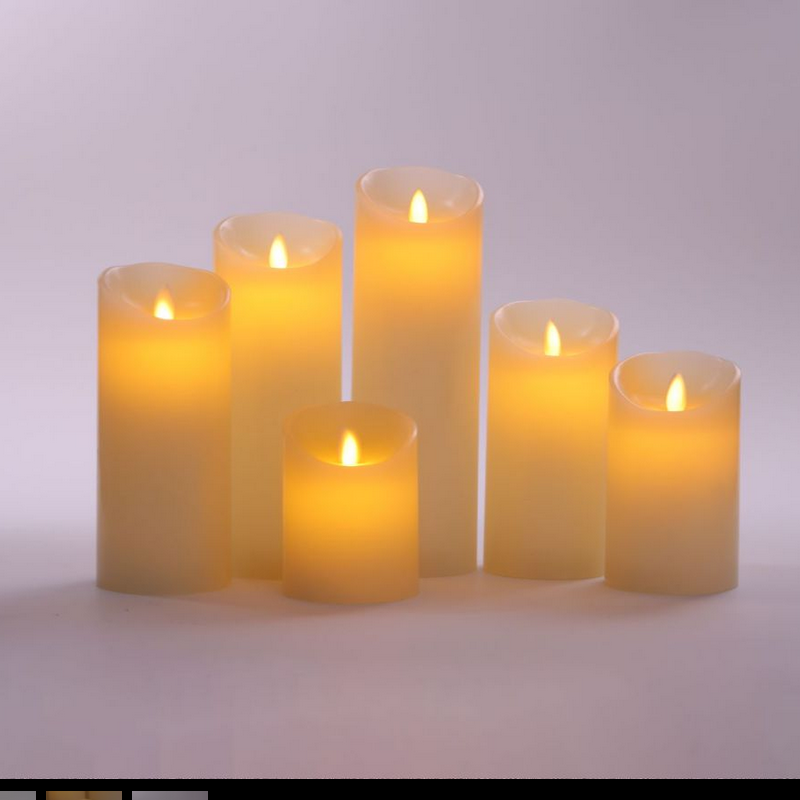 仿真蜡烛电子蜡烛灯真蜡外壳材质灯芯仿真摇摆聚会婚庆氛围营造产品图