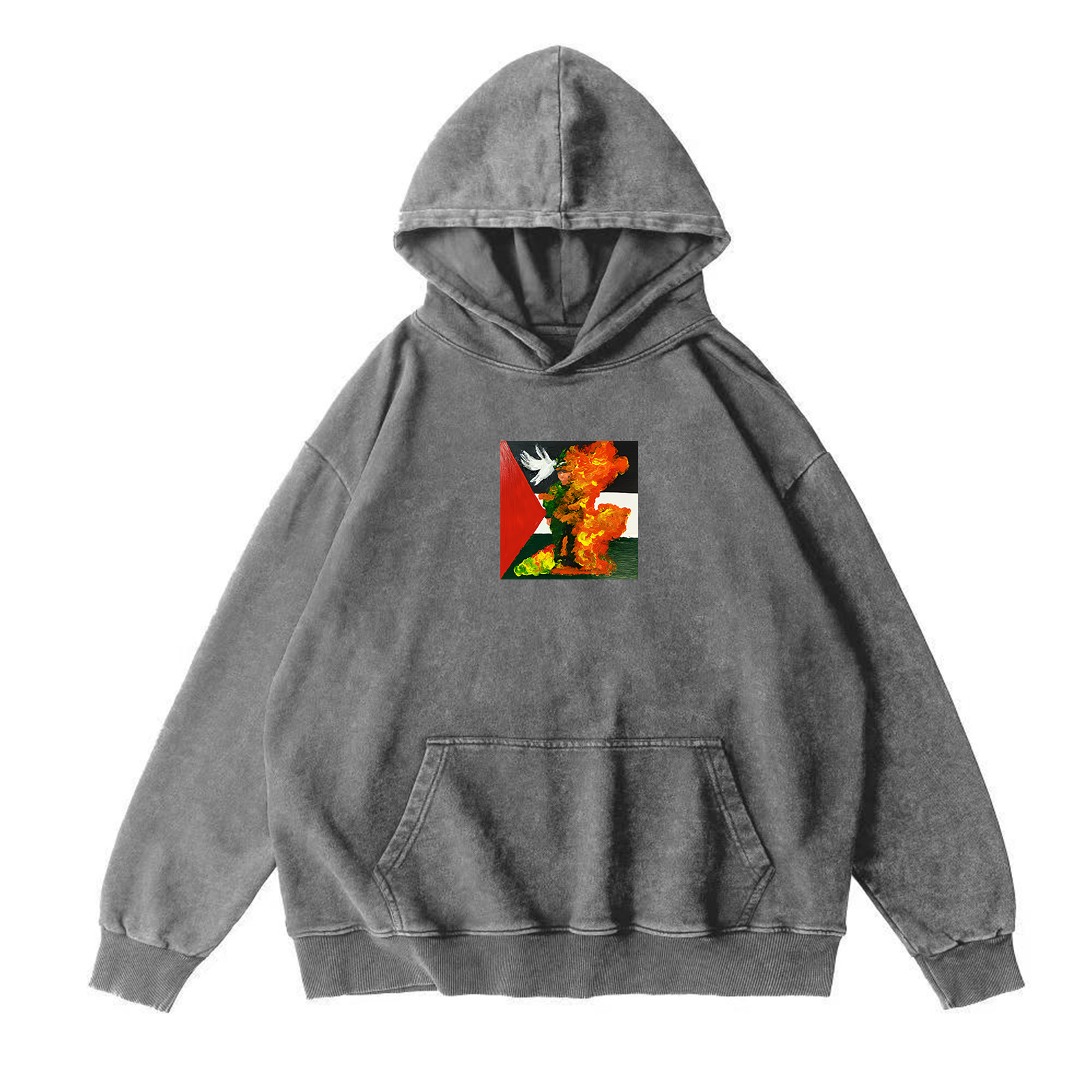 High-end custom-made cross-border washed cotton with a variety of colors to choose from. Unise-style couple outfits, European and American hoodies and sweatshirts, 450g/m² Application Scenario