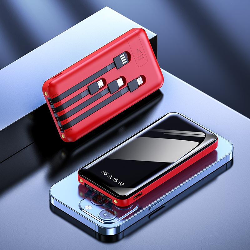 It comes with a four-wire full-screen power bank Specification drawing