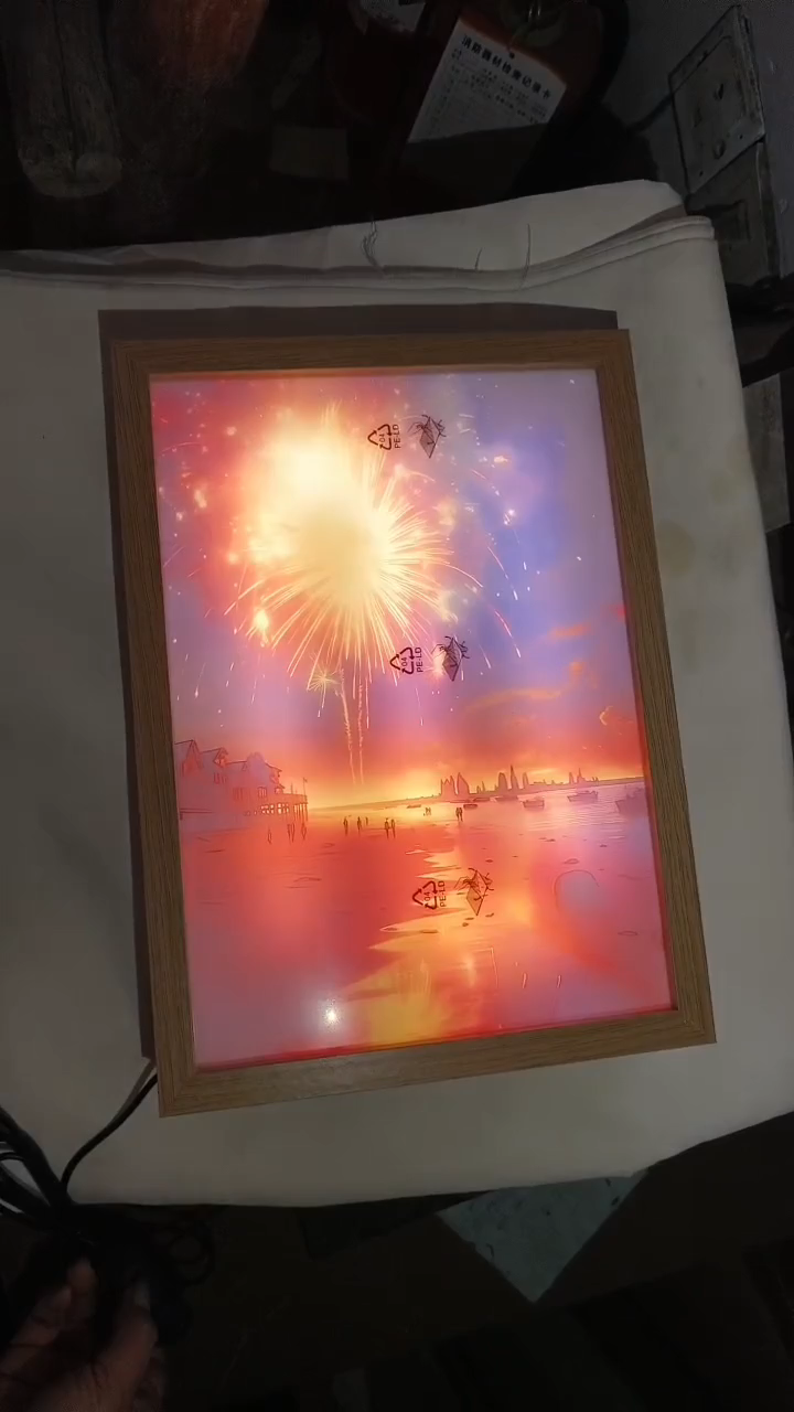 Light painting, luminous handicrafts, lighting fixtures, decorative lamps, creative gift cards, a few jiao cards, unique gift cards, exquisite collection, luminous detail image 3