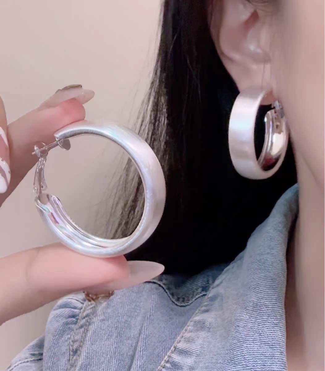 وأقراط راسبورسو (4CM)، والأقراط ذات تصميم فريد من نوعه في الأذن الكبيرة details Picture