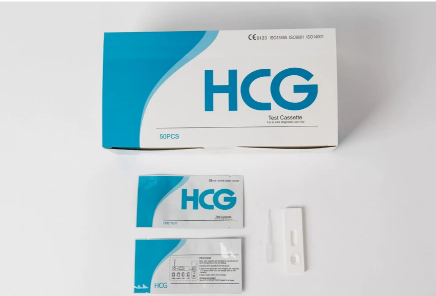 外贸跨境出口英文HCG蓝白妈妈卡验孕棒 测孕试纸，验孕卡详情3