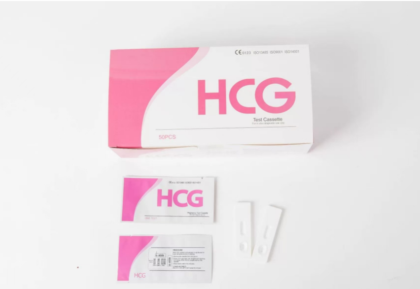 外贸跨境出口英文HCG蓝白妈妈卡验孕棒 测孕试纸，验孕卡详情2