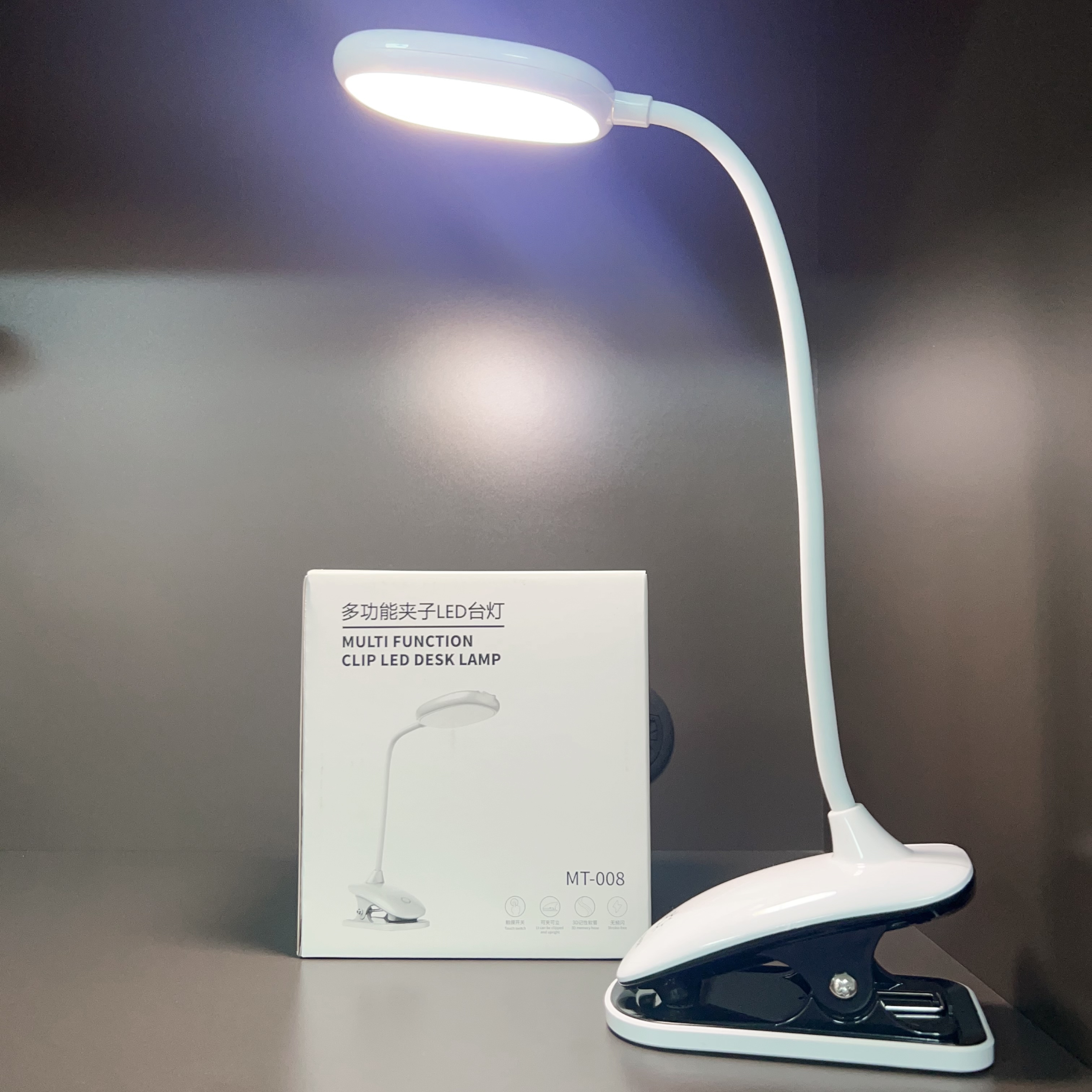 LED clip eye-protecting desk lamp, smart adjustable desk lamp, smart adjustable desk lamp