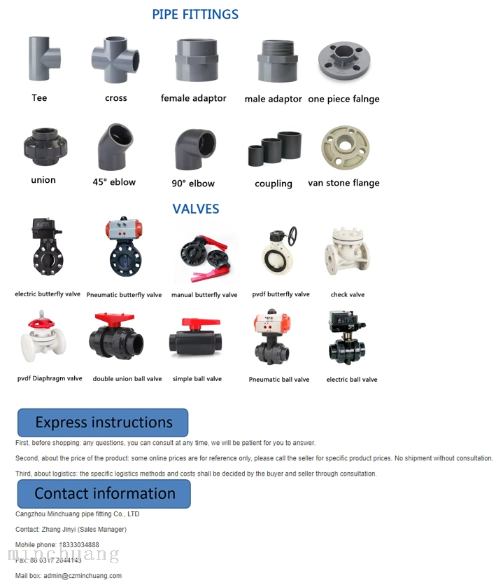 可定制的水软管PVC管件DIN标准Pn10塑料UPVC化工活套法兰详情1