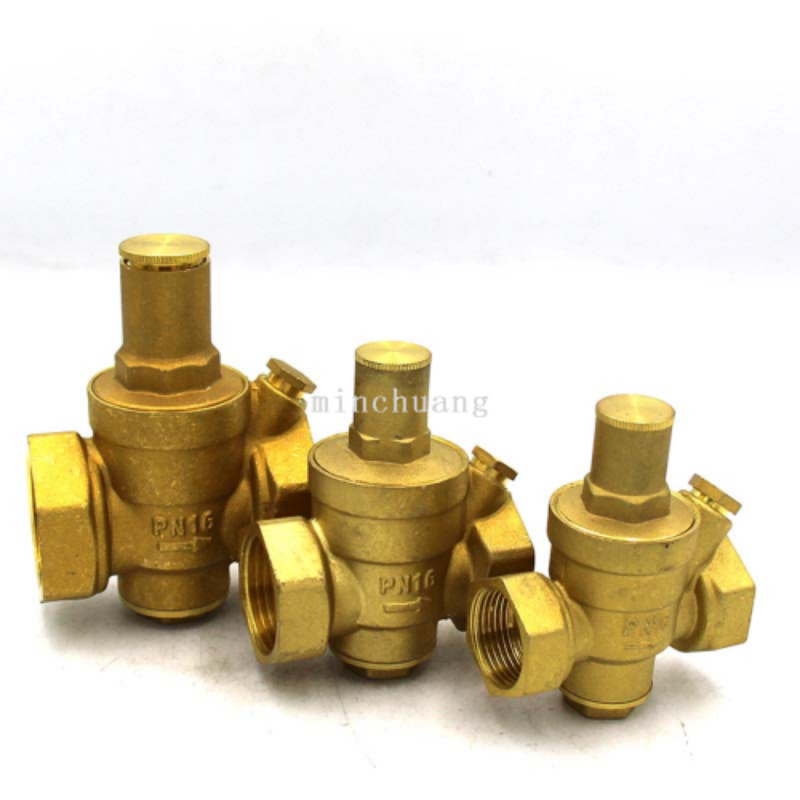 黄铜减压阀 内螺纹黄铜压力调节阀 活塞减压阀 黄铜减压阀 减压阀产品图