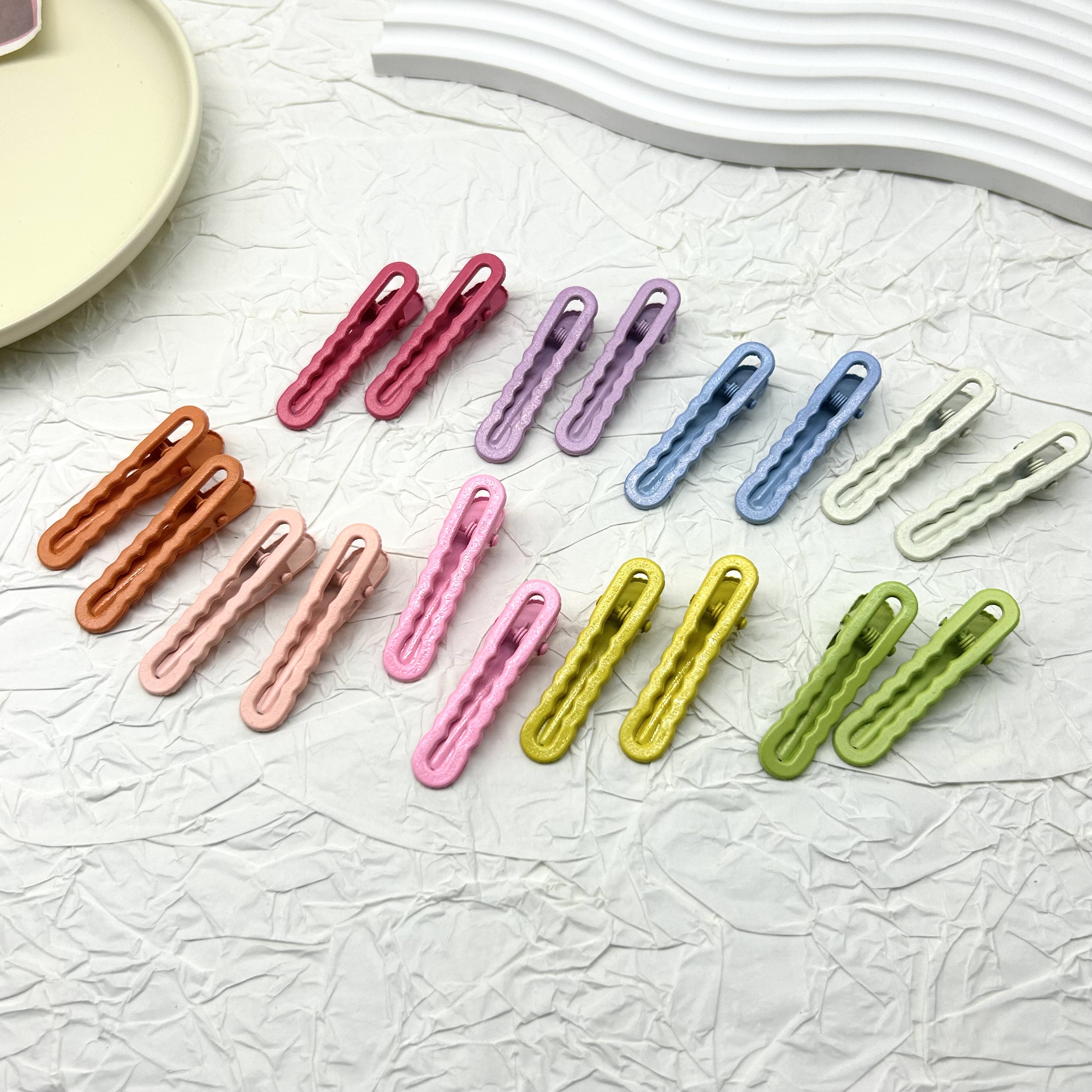 亚克力饰品/抓夹/黑色一字夹/亮黑色发夹一字夹/塑料发夹产品图