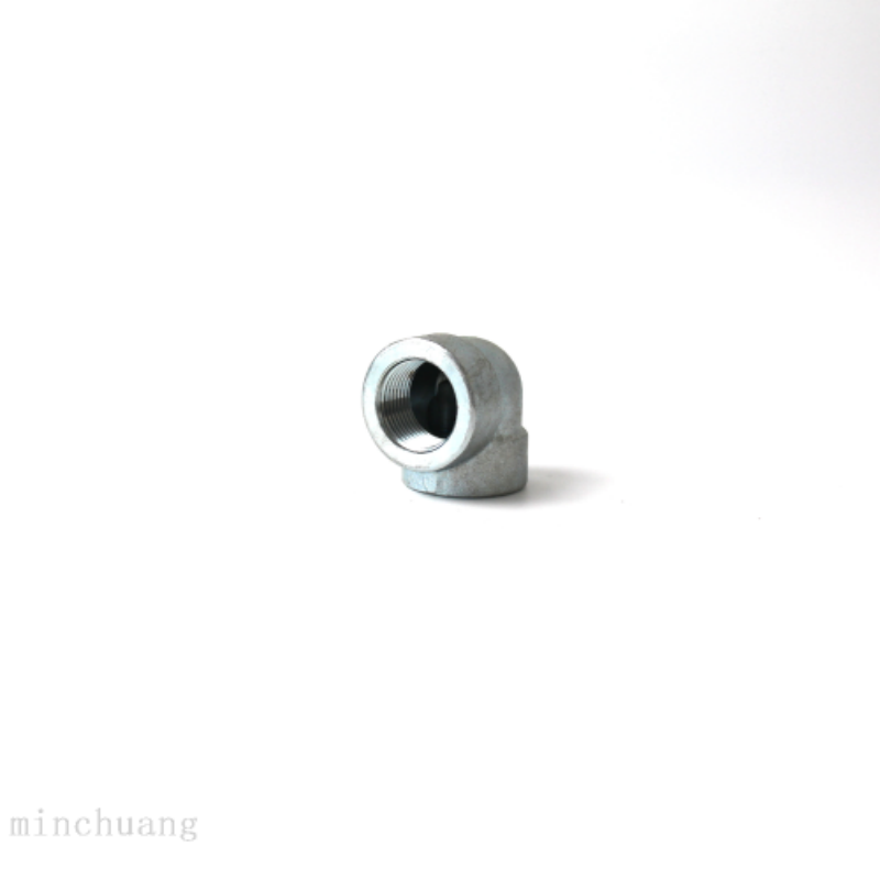 A105 2000#石油管道用高压管件碳钢螺纹弯头