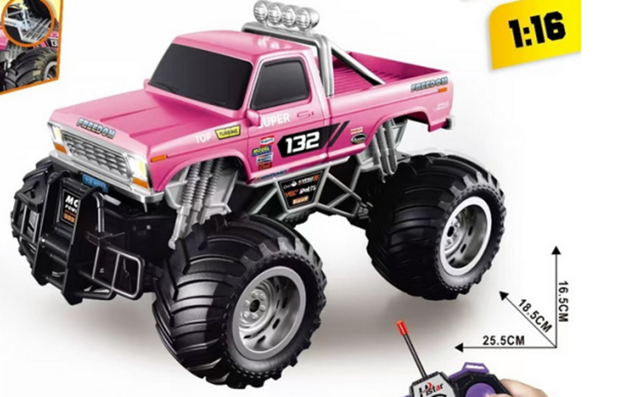 New Model of Boy off-road vehicle with Light spray and children's six-way remote control [2 Colors Specification image