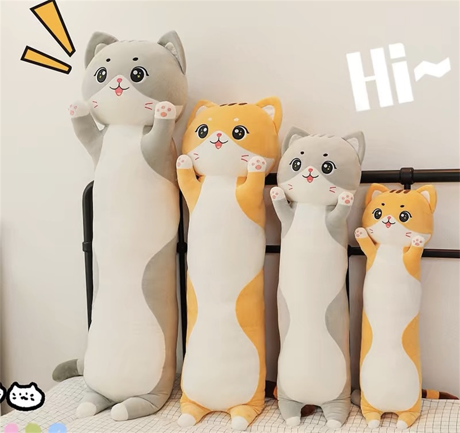 New plush toy with a big face cat doll Specification image