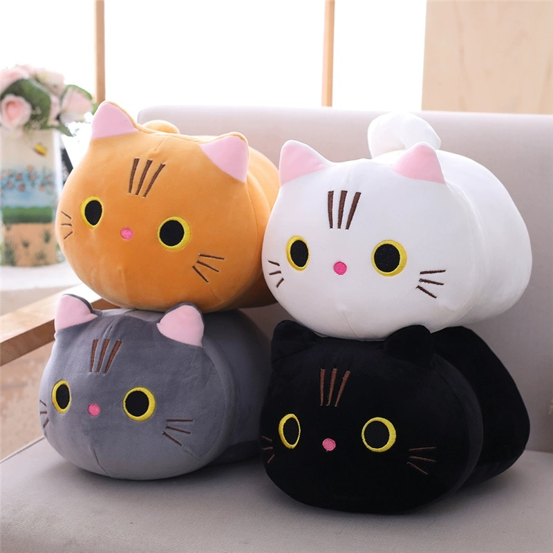 New plush toy, round ball cat doll Specification image