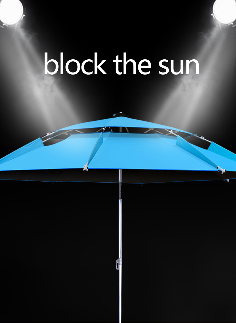 Outdoor Umbrella Umbrella with Zippered Curtain 详情9