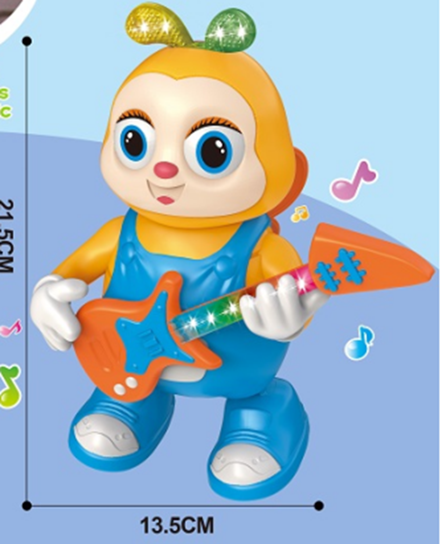 Juguetes para niños puzzle para bebés educación temprana baile swing conejo práctica levantar la cabeza entrenamiento sonido se mueve Specification image