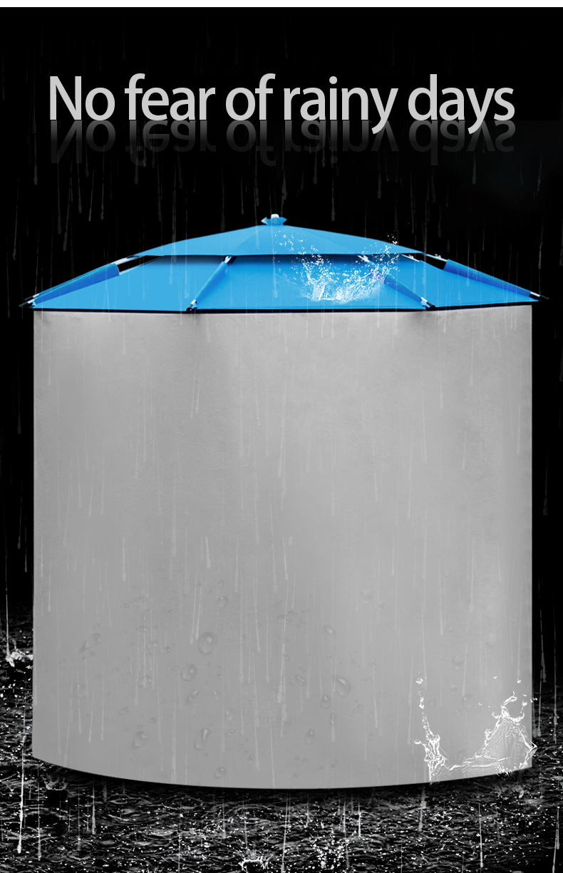 Outdoor Umbrella Umbrella with Zippered Curtain 详情6