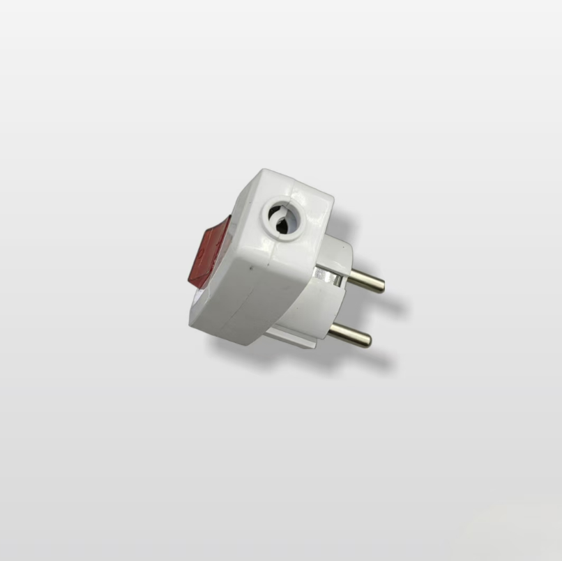 Electrical product model 811 with switch European-style plug Specification image