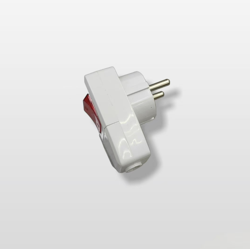Electrical product model 811 with switch European-style plug Application Scenario