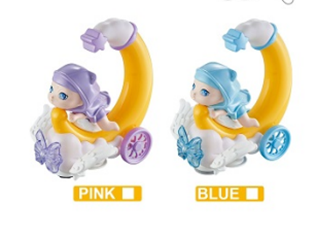 Moon Carriage toy doll, electric universal rotating stunt children's toy Application Scenario