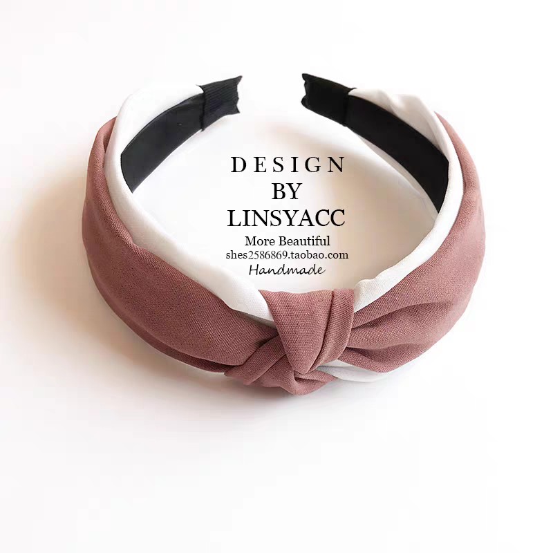 Korean accessory fabric hair band, sweet and fresh headwear, super fairy-like hair band, Instags-style adult hairpin, women can take it away detail image 4