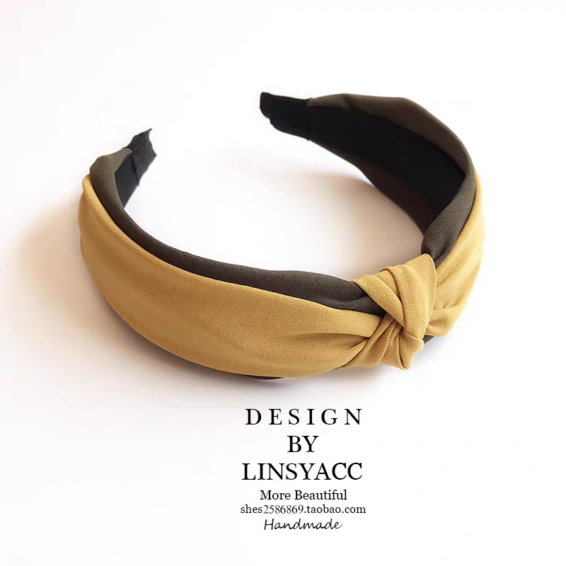 Korean accessory fabric hair band, sweet and fresh headwear, super fairy-like hair band, Instags-style adult hairpin, women can take it away detail image 3