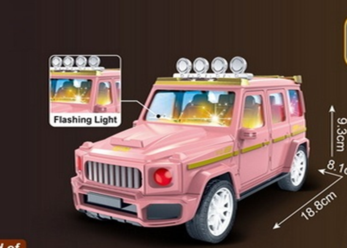 The new electric universal toy car with lights, music, jeep and boy toys is selling well at the night market details Picture