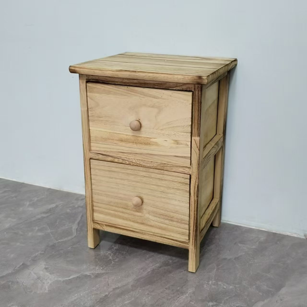 Korean-style furniture bedroom bedside table, white Korean-style simple bedside table, bedroom headboard storage and storage drawer pic 6
