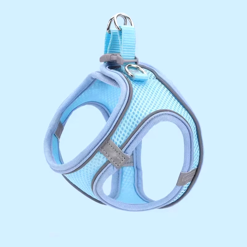 T Cross-border stock vest style dog leash for small and medium-sized dogs, cats and dogs, breathable mesh fabric pet chest and back details Picture