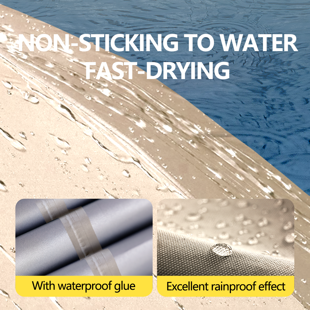 Outdoor Umbrella - Oxford Silver Coating - Spring Tilt白底实物图