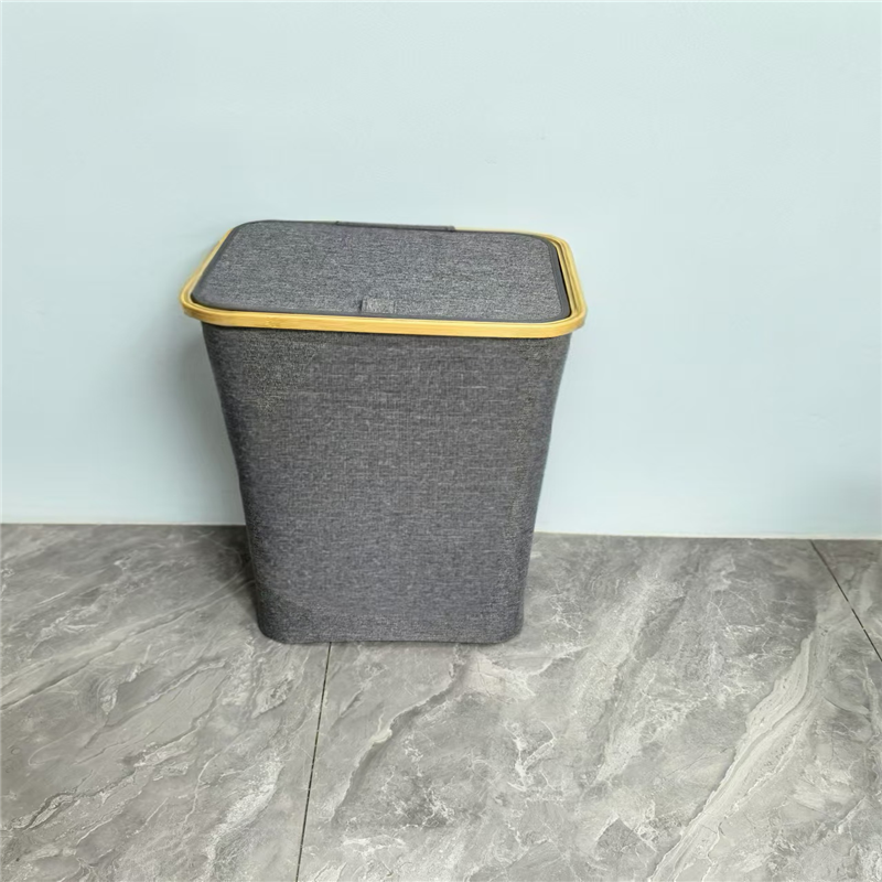 Household foldable dirty clothes basket with wheels, dirty clothes storage basket, Oxford cloth dirty clothes basket for storage pic 6