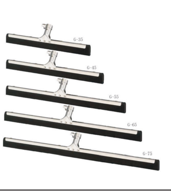 Earth scraper Wiper Floor scraper Tile push water scraper Rubber stainless steel sponge floor hotel cleaning scraper undefined