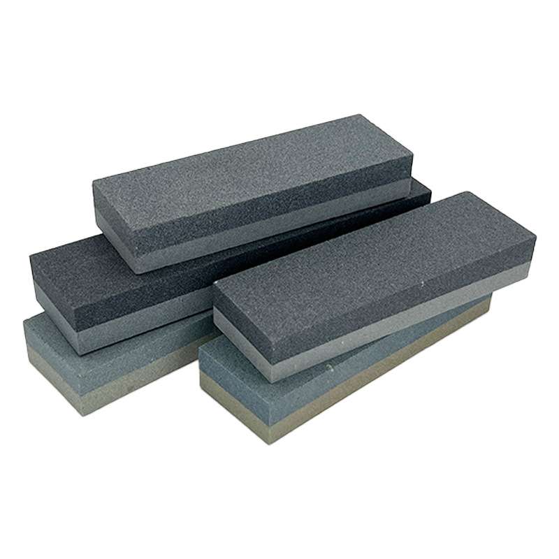 6-inch and 8-inch brown corundum oilstone whetstones details Picture