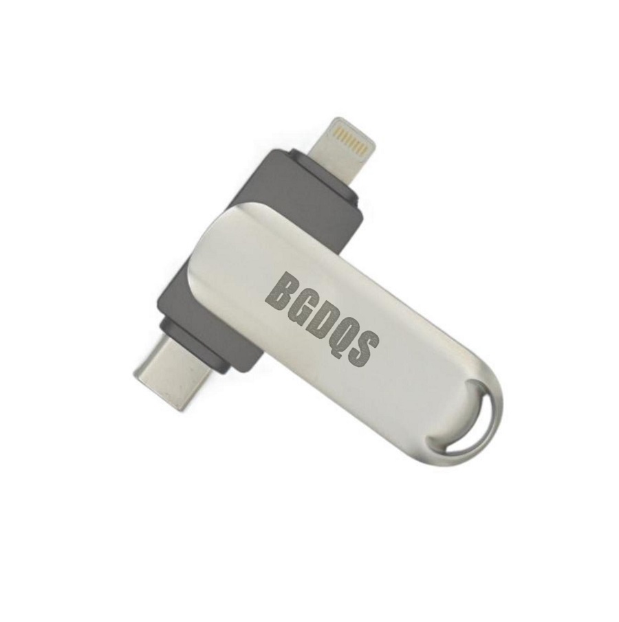 U盘OTG工厂批发 定制logo可旋转商务U盘高速刻字128GB礼品USB3.0 32GB64GBU盘详情1