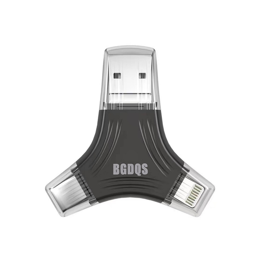 U盘OTG工厂批发 定制logo可旋转小巧三合一商务U盘高速刻字128GB礼品USB3.0 32GB64GBU盘