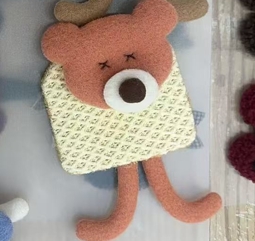 泉鑫辅料布艺DIY服饰帽子袜子配件设计手工饰品日韩可爱装饰爱心卡通挂件diy泉童装玩偶详情6