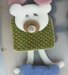 泉鑫辅料布艺DIY服饰帽子袜子配件设计手工饰品日韩可爱装饰爱心卡通挂件diy泉童装玩偶详情5