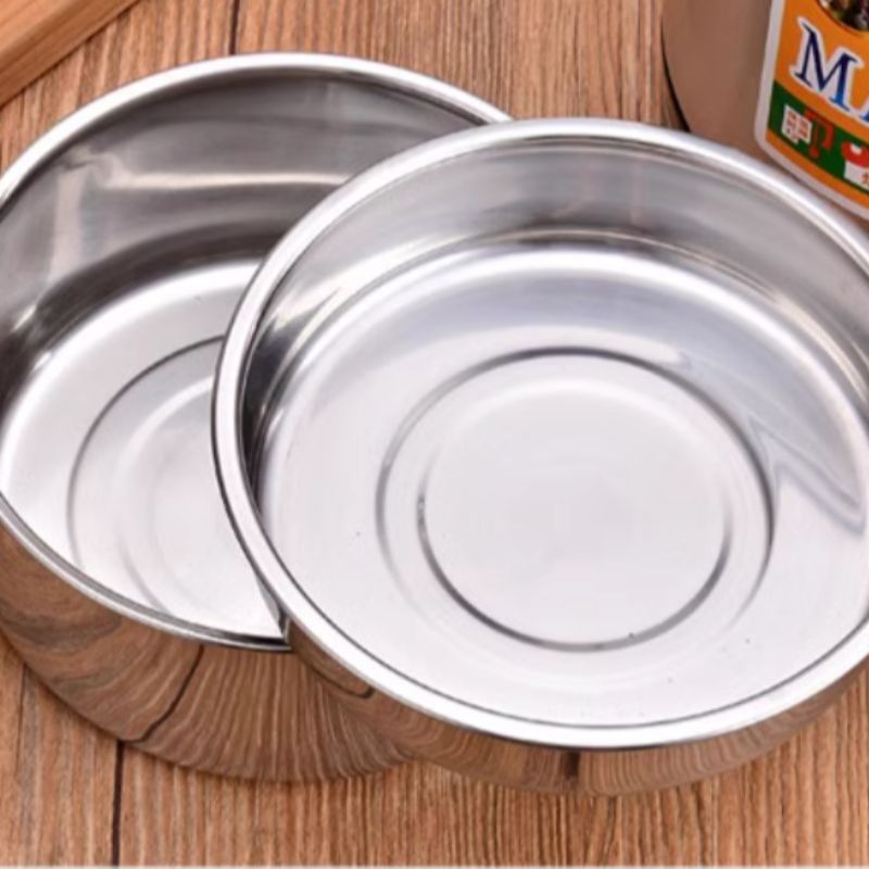Stainless steel pot lunch box, large-capacity household steaming pot, three-layer compartments bento box, vacuum extra-long insulated bucket, steaming cup, kitchenware insulated rice bucket Item Picture