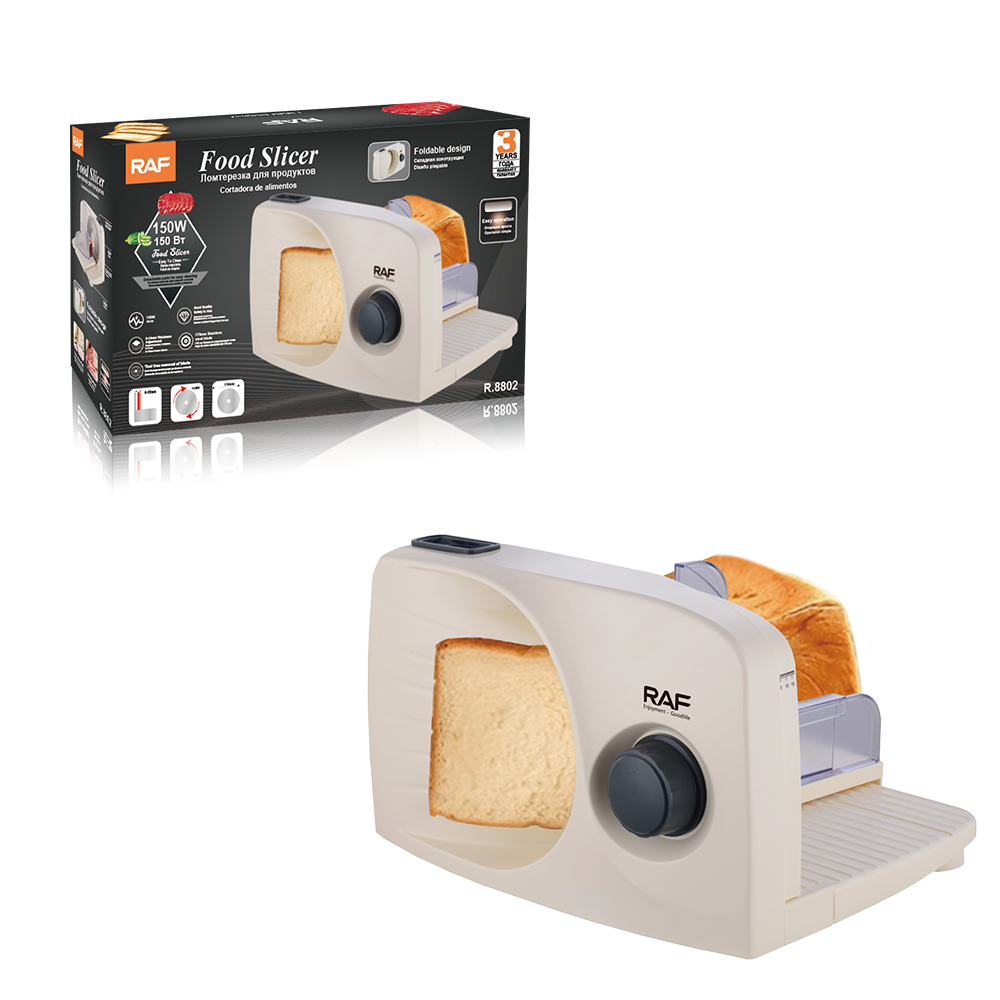 RAF European-standard cross-border household meat slicer, multi-functional fruit slicer, portable and foldable R.8802 details Picture