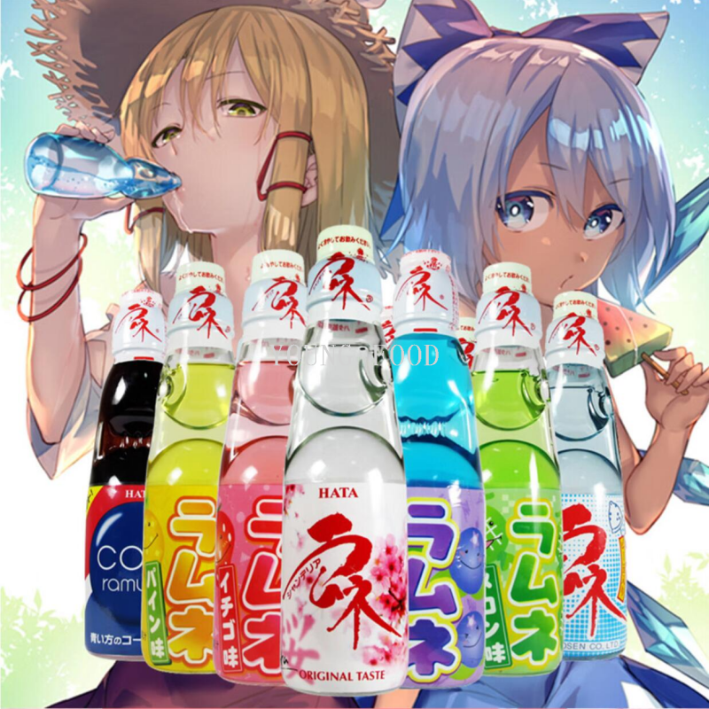 批发包邮！VILLACHER进口零食手办饮料日本哈达波子汽水200ml
