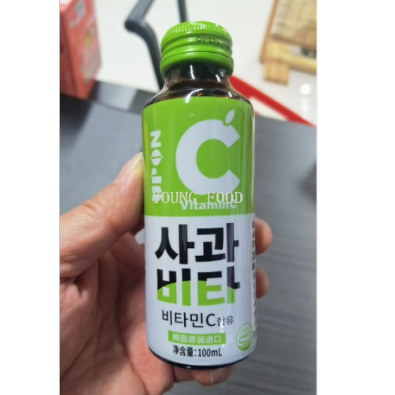 包邮零批！韩国进口零食果汁休闲食品UPON维生素C苹果味饮料100ml详情图4