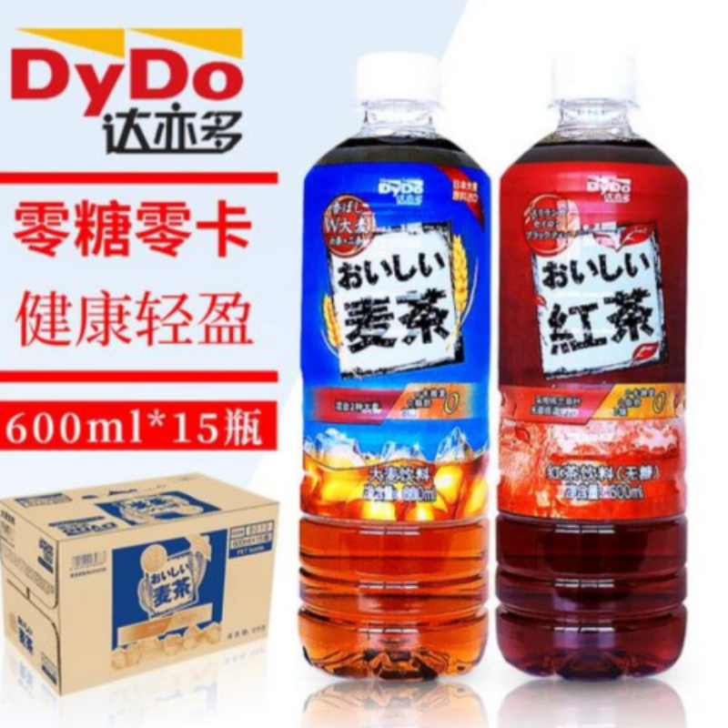 包邮零批！达亦多红茶饮料600ml0糖0脂网红休闲食品果汁茶水饮品