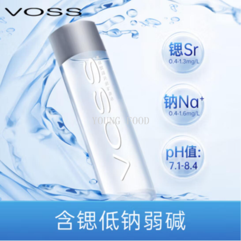 包邮批发！零食饮料voss芙丝天然矿泉水饮用水500ml 塑料瓶手办详情图1