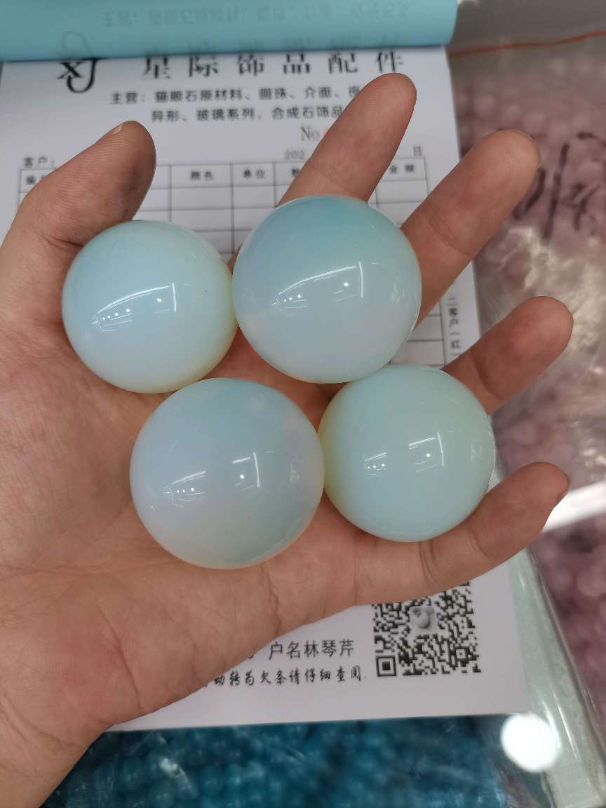 猫眼球 蛋白球手工玻璃制品 独特玻璃工艺品 适合送礼的艺术品白底实物图